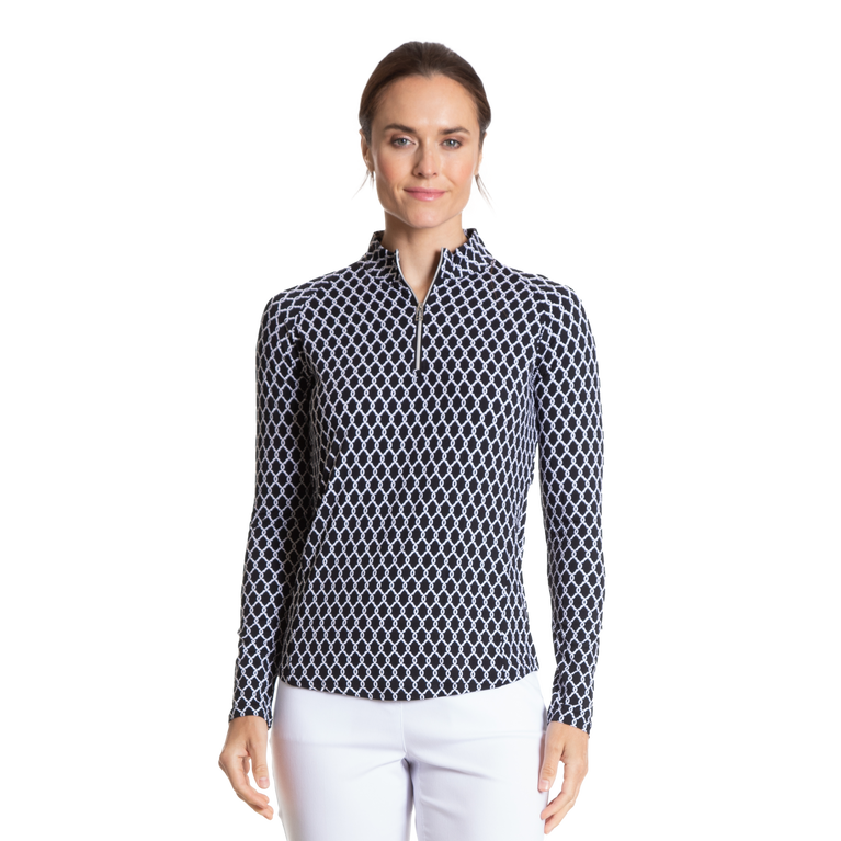 Trellis Cooling Sun Protection Quarter Zip Pull Over